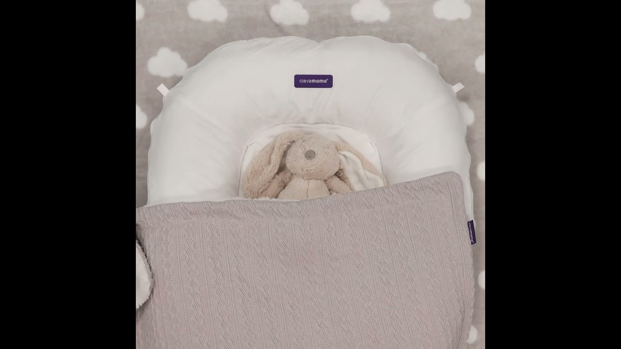 Clevamama Luxe Sherpa Baby Blanket