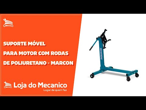Suporte Móvel para Motor com Rodas de Poliuretano - MARCON | Loja do Mecânico