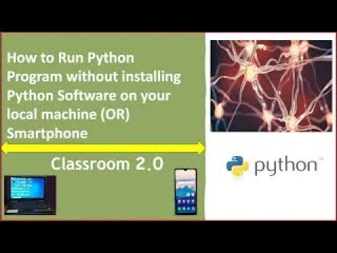 How to Run Python on Mobile, Operating System without Installing Python ...