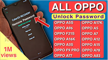 2025 Method:- All Oppo Reset Password How to fix forgot lockscreen Password Any Oppo Phone