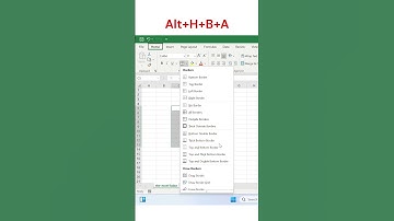 Excel border trick #excel #excelshortcuts #learnexcel #exceltips #exceltricks #excelcourse
