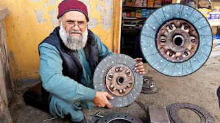 90 Year Old Man Repair Clutch Plate | Amazing Restoration Old Truck Clutch Plate |#restoration