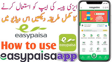 How to use Easypaisa App | Easypaisa App kaise istemal karte hain | Easypaisa App |Sami zia official