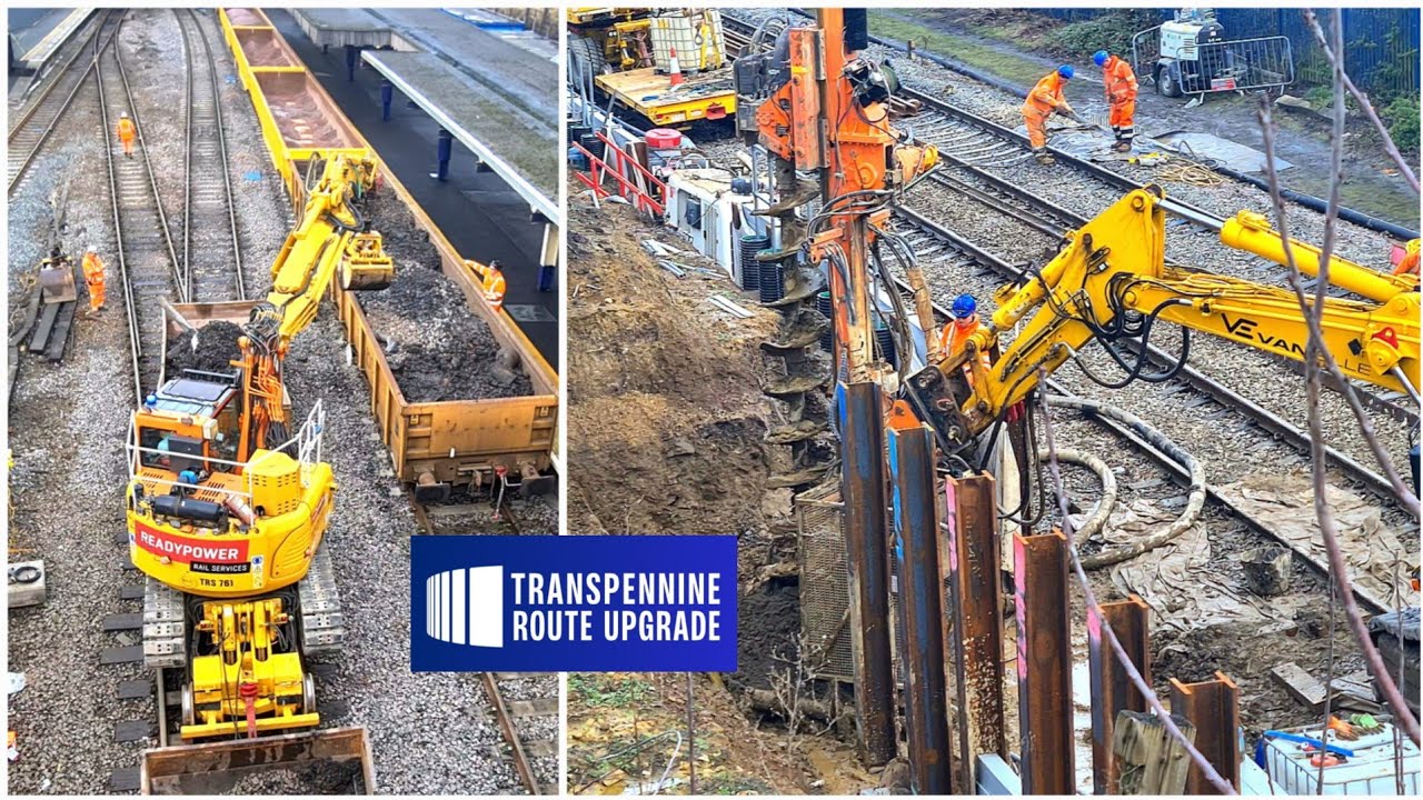 👷‍♀️Bumper update on TRU as piling and trackwork take place over weekend closure 🏗