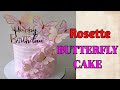 BUTTERFLY ROSETTE CAKE