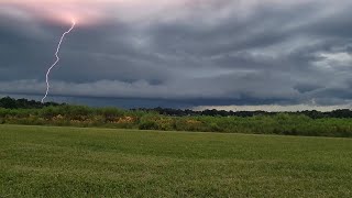 2022 Thunderstorm timelapse compilation. Shelf clouds, updrafts, rain, lightning, mammatus timelapse