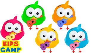 colorful lucky ducky finger family sing along kids songs by kidscamp