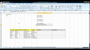 Using Concatenate and Ampersand in Excel