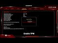 Enable TPM 2.0 Gigabyte B450m