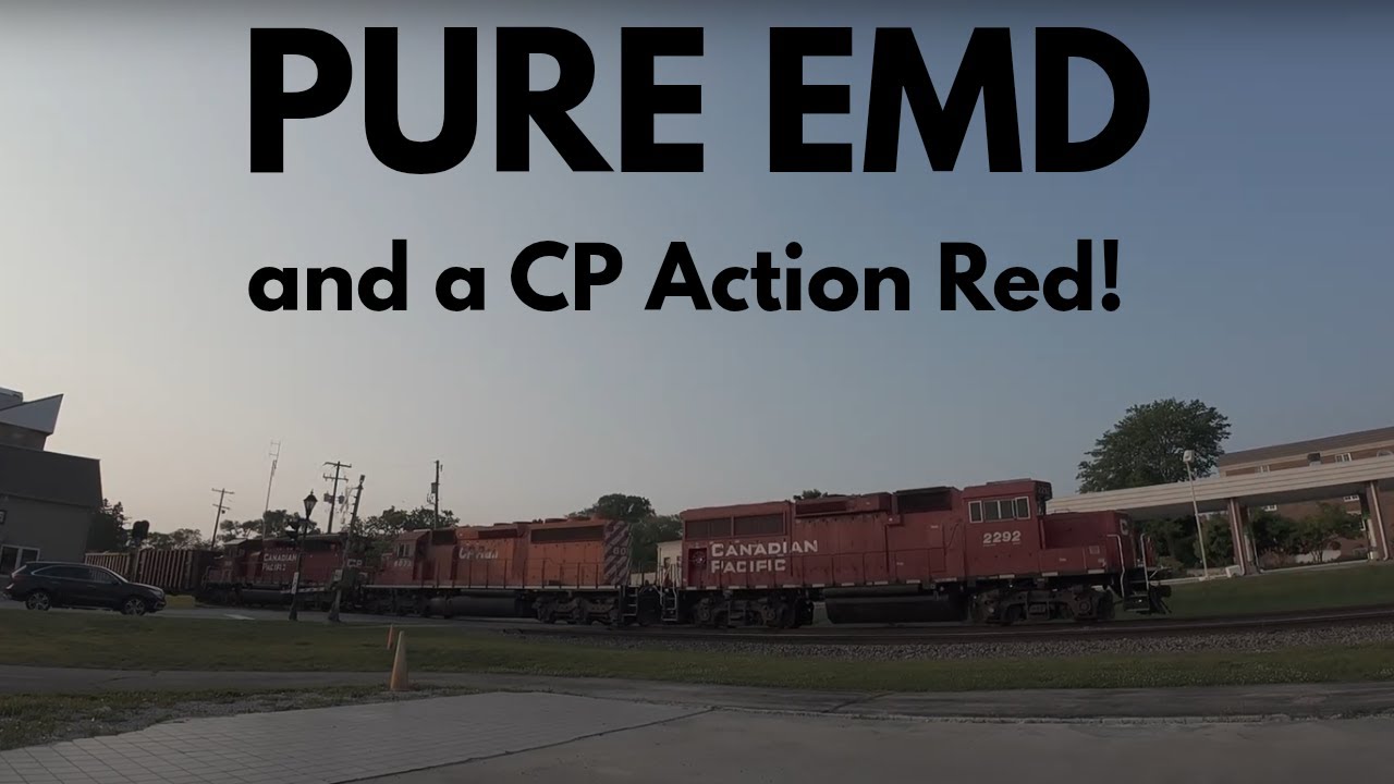 Pure EMD Sounds and a Classic CP Rail on a Ballast Train