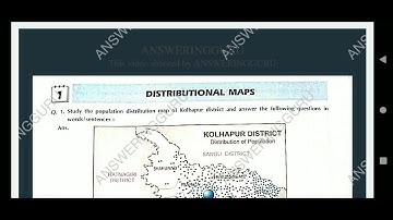 SSC 9th geography mapbook chapter no 1 | Distributional Maps