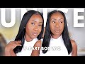 This 14&quot; Bob😍 It’s giving ‘Clean Girl’ Vibes!! FT. UNice Hair | Beginner Friendly | Relaxed Hair