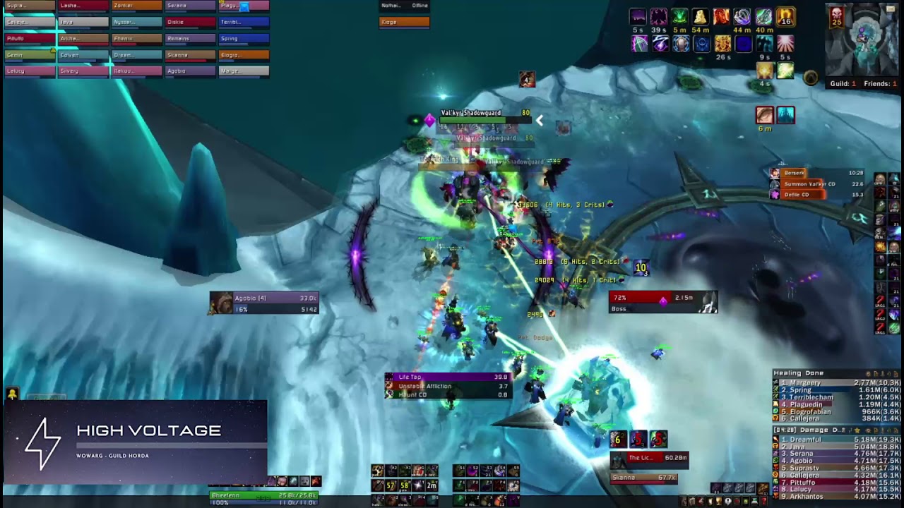 Lk 25 h Affli Warlock - WoWArg Guild High Voltage