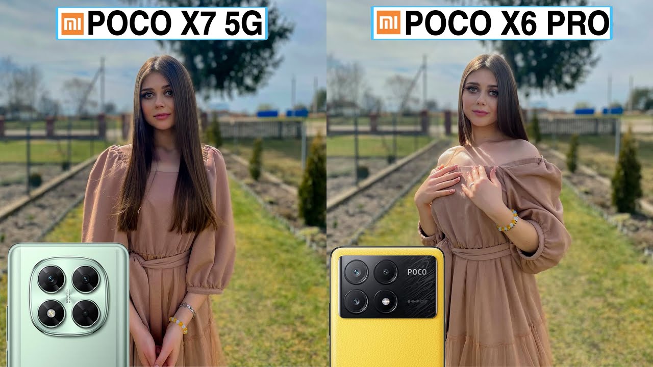 Сравнение тестов камер Poco X7 5G и Poco X6 Pro 5G