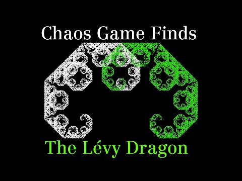 The Lévy Dragon from the Chaos Game (visual construction)