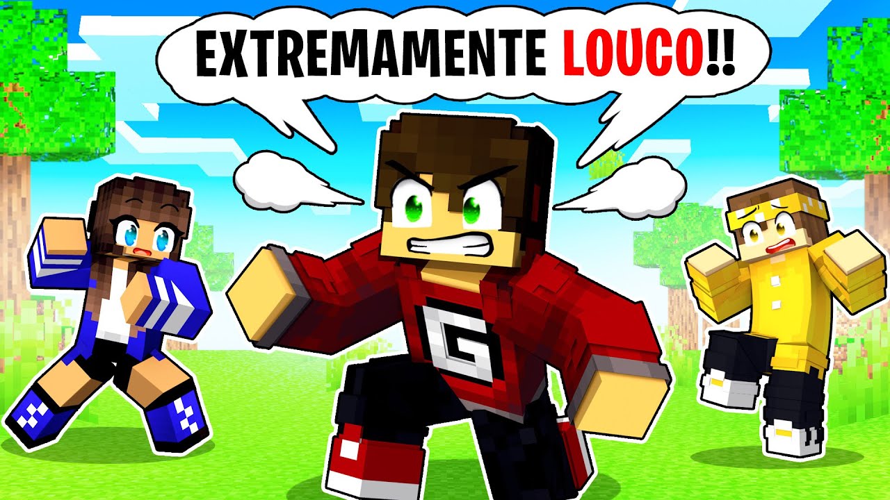 GUIHH está EXTREMAMENTE LOUCO no Minecraft
