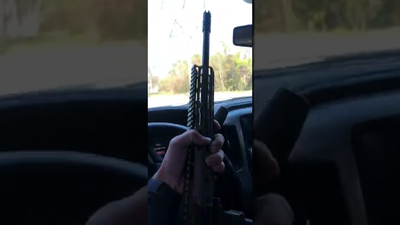 Gold American Tactical 9mm Rifle