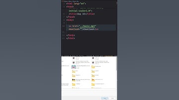 Day 19 of 45 Days HTML Challenge | download attribute in html #codeminister #frontend #html