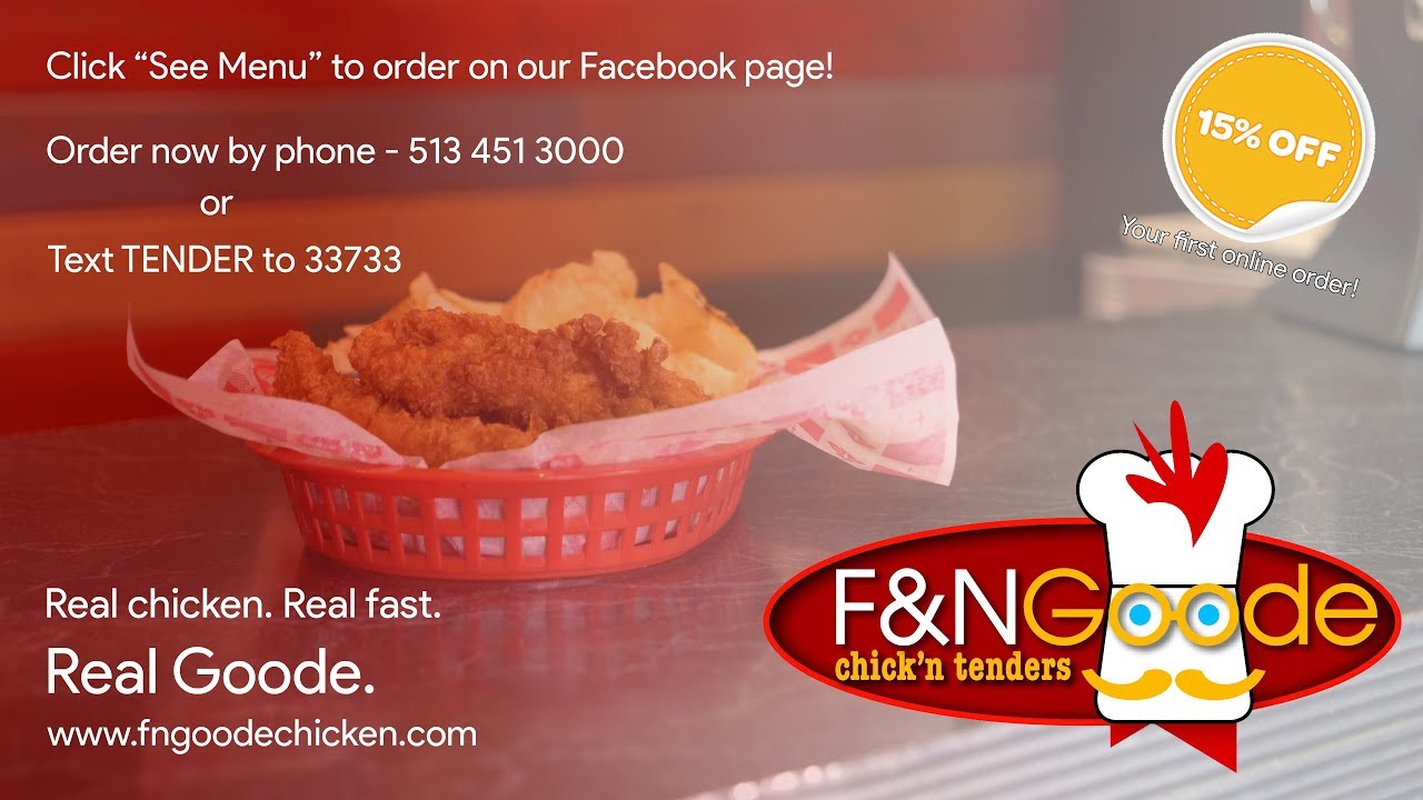 F&N Goode Chick'n Tenders - Online Ordering Available Now! (commercial ...
