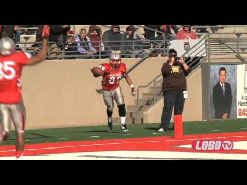 football score 2012 Lobo Football | Wyoming First-Half Highlights