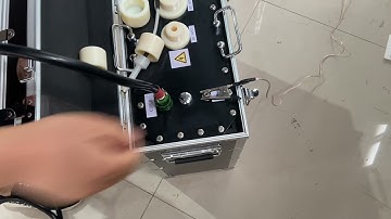 wire connection of very low frequency tester VLF-80KV