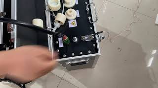 wire connection of very low frequency tester VLF-80KV