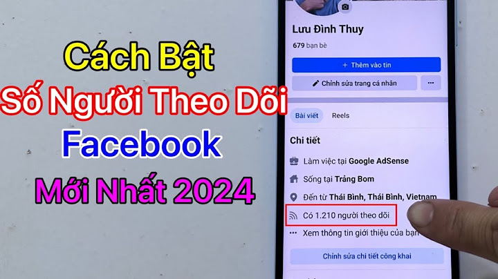 Hướng dẫn mở lượt theo dõi trên facebook