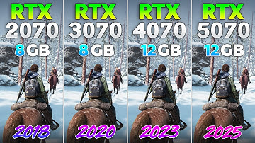 RTX 2070 vs RTX 3070 vs RTX 4070 vs RTX 5070 - Test in 10 Games
