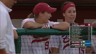 2015 NCAA softball Super Regional - Oklahoma vs Alabama game 3
