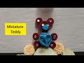 Quilling Teddy Bear/How To Make/Making of Quilling/Quilled Miniature Teddy!!!!