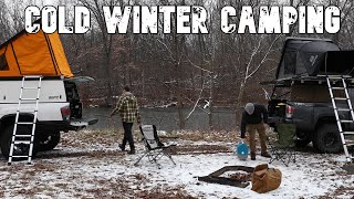 COLD Winter Camping In Midwest (Diesel Heater, Skottle Cooking & More!) by Brenan Greene 2,043 views 3 months ago 14 minutes, 33 seconds