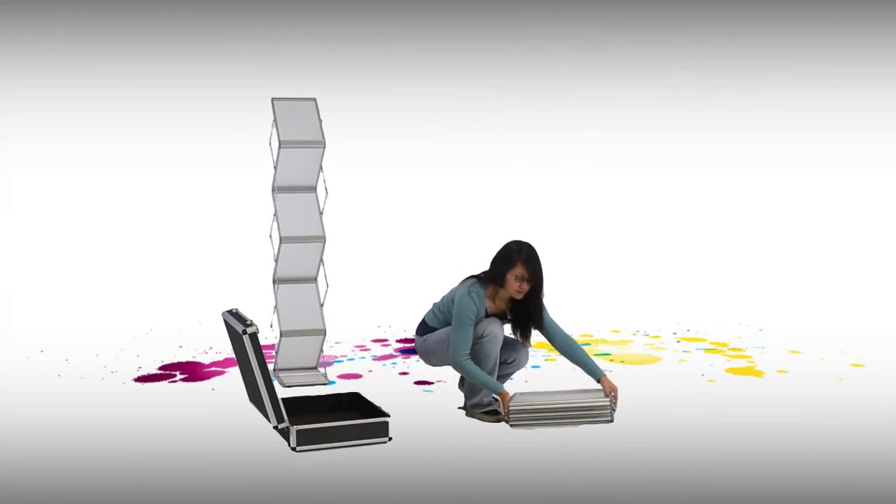 EZ Frost Literature Stand Set Up YouTube