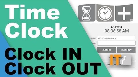 TimeClock -  PlusEmployee Clock IN and Clock OUT