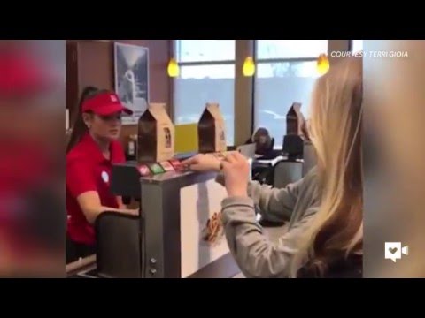 Chick-fil-A cashier, deaf customer share special moment