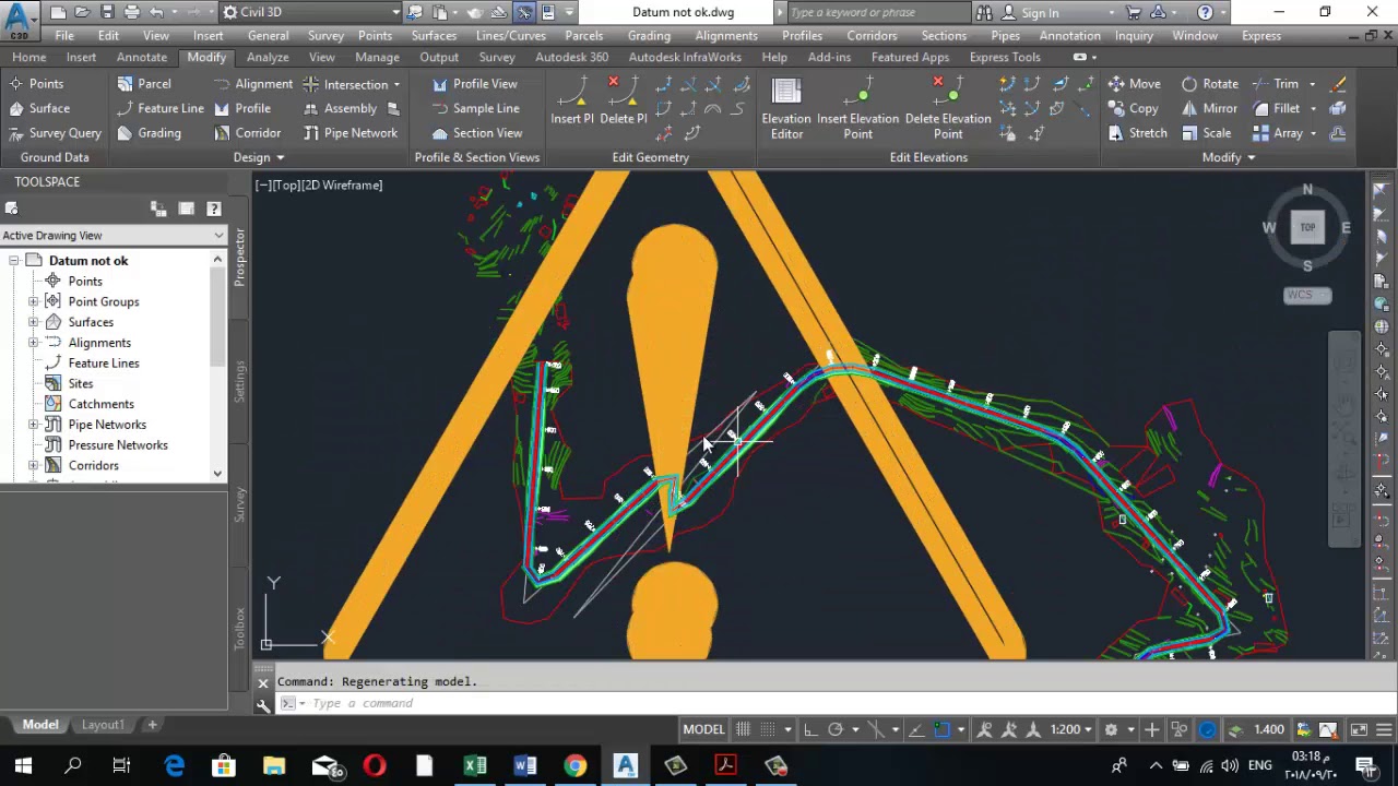 25 Out Surface Volume Civil 3D 2018 YouTube