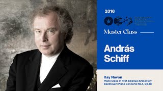 Sir András Schiff Piano Master Class 2016 - Itai Navon