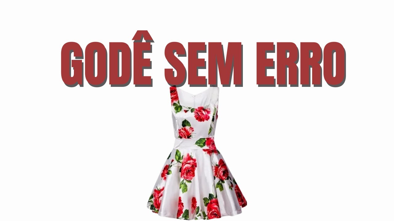 DIY: COMO TRAÇAR VESTIDO DE GODÊ DIFERENTE - FABY CORTE E COSTURA