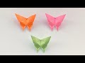 Easy origami butterfly in only 3 minutes  very easy paper butterfly 