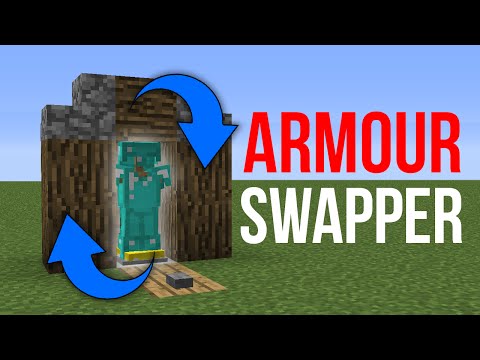 Minecraft 1.19: Redstone Tutorial - Armour Stand Swapper v2