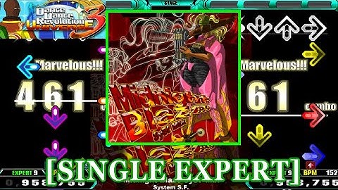 【DDR UNIVERSE 3】 Midnight Blaze (SySF Mix) / System S.F. [SINGLE EXPERT] 譜面確認+Clap