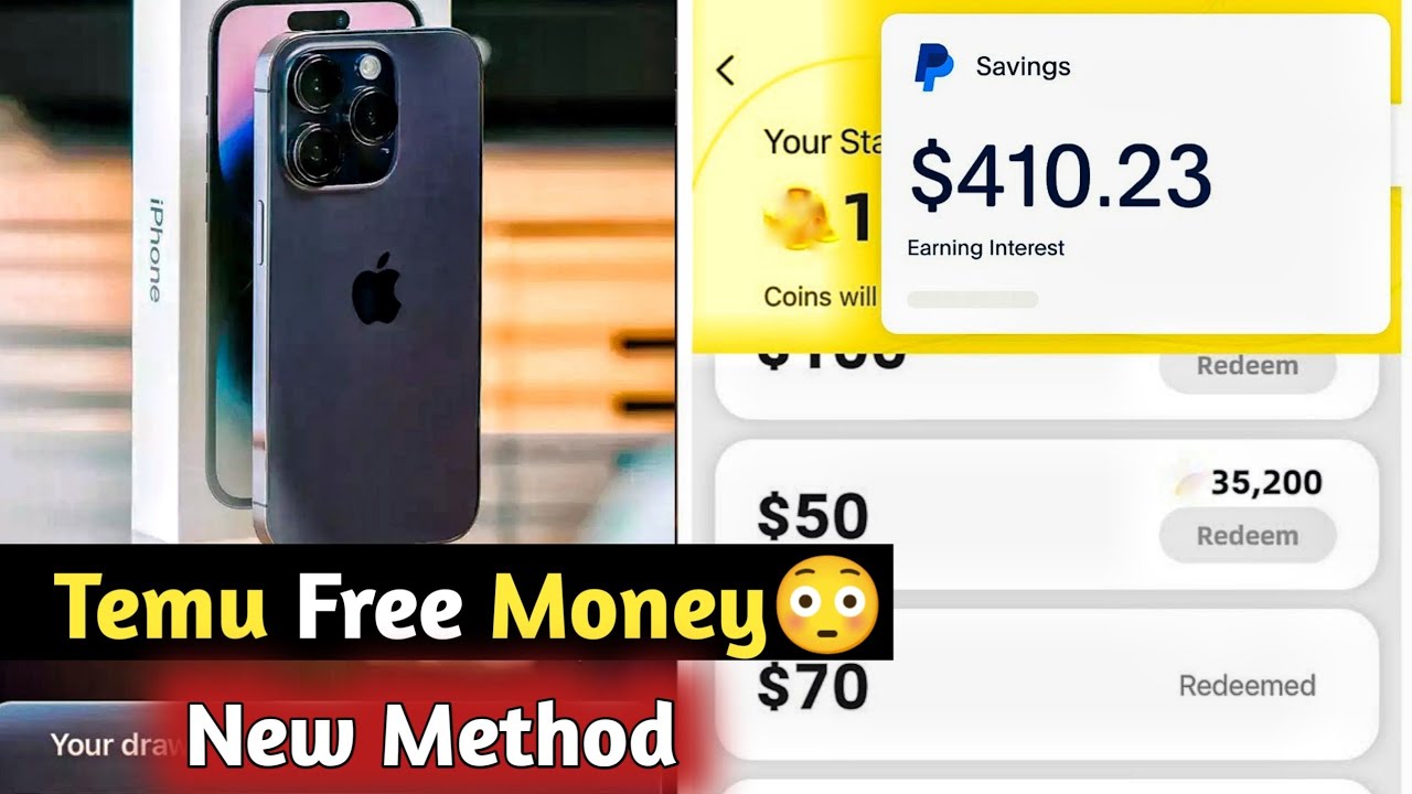 Temu Method Temu Hack Temu Glitch free money free stuff Make Money