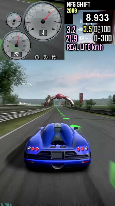 Koenigsegg CCX 0-300 kmh NFS Shift