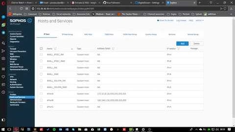 Importing host objects into Sophos XG Firewall via API
