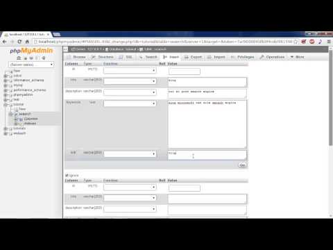 part 4 -create a simple php search engine