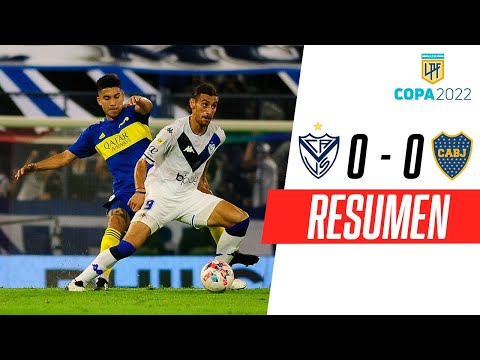 Se dieron la mano: Boca y Vélez igualaron por la Copa de Liga Profesional Argentina