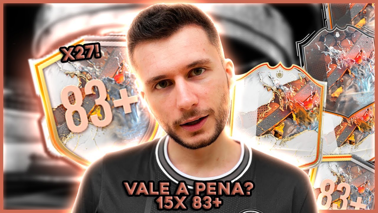 INSANO!!! ABRI 27 PACKS 15X 83+ ESTÁ VALENDO A PENA FAZER? FIFA 23 - ULTIMATE TEAM