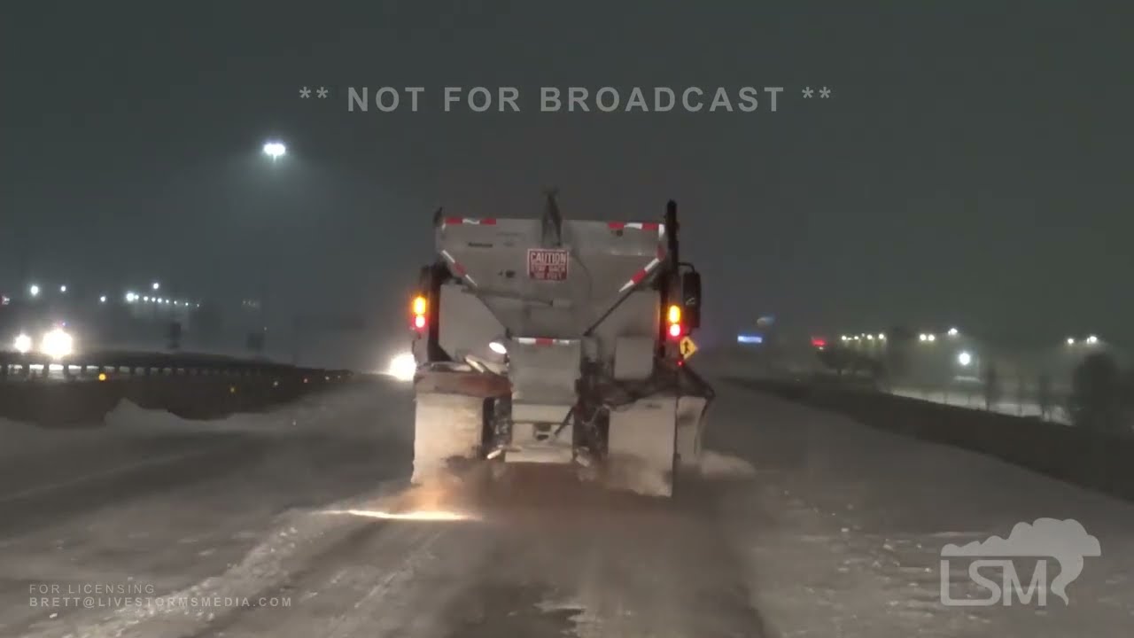 02-02-2022 Wichita, KS Major Winter Storm Impacting Wichita, KS morning commute