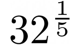 تقييم 32^(5/1)