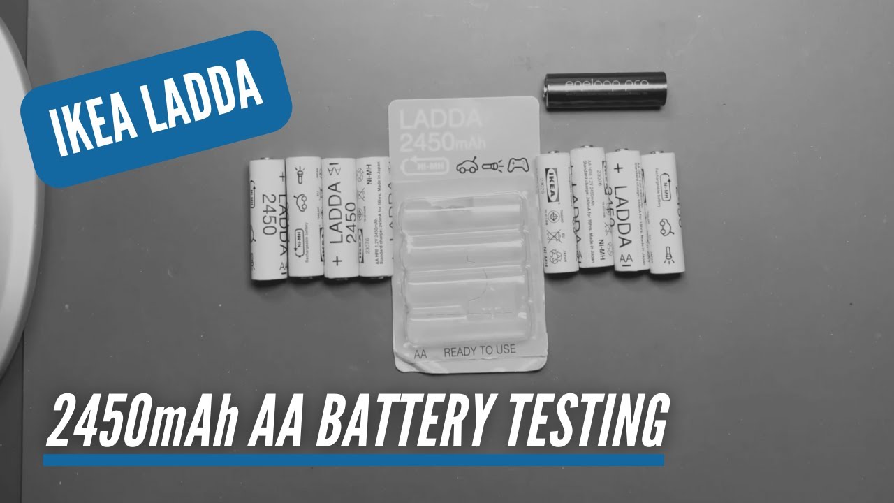 IKEA LADDA 2450 AA Battery Testing - YouTube