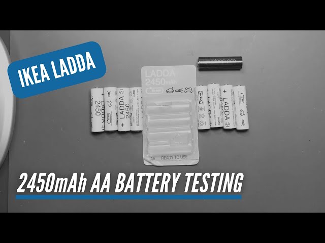 LADDA Rechargeable battery, HR06 AA 1.2V, 2450mAh - IKEA